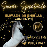 Spectacle équestre à Bloye